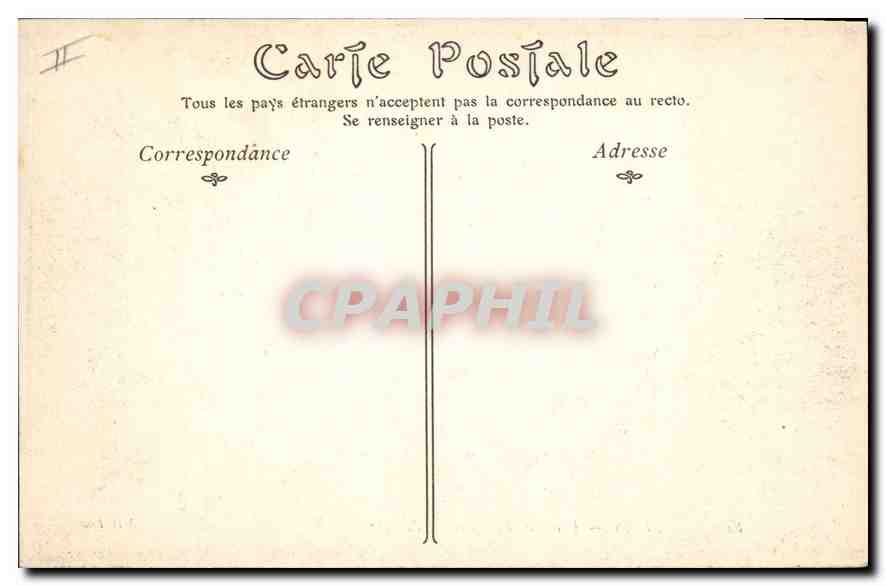 CPA Blois vue prise du Square de l'Eveche  — Verso