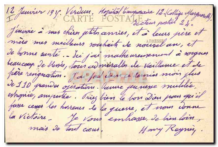 CPA Verdun sur Meuse le Cloitre de la Cathedrale XVI siecle  — Rückseite
