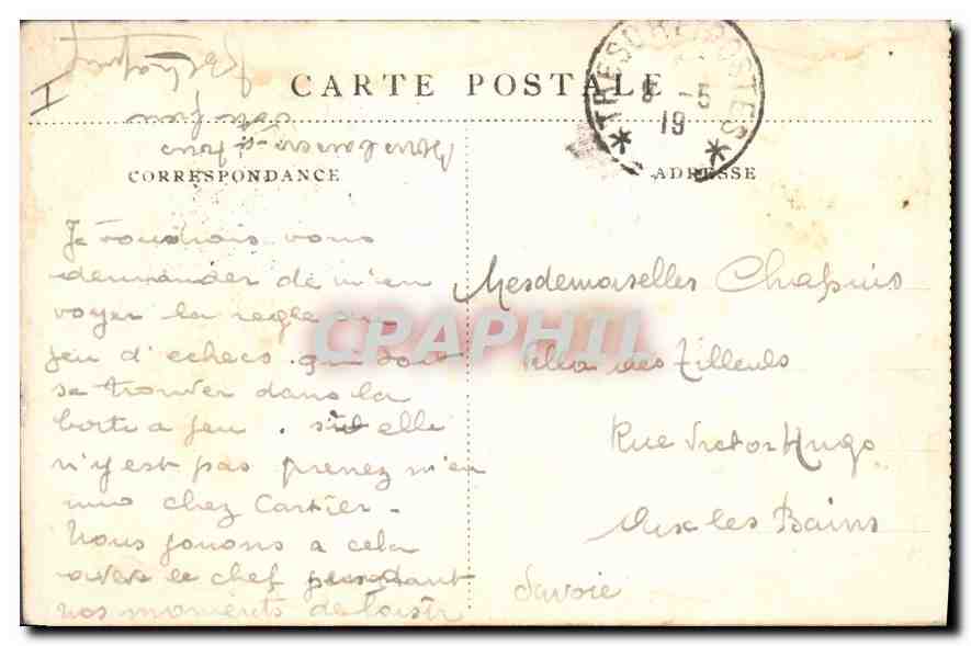 Verdun — Vue de côté de la Cathédrale — L. C. H. - Visé, Paris, n° 557 — Reverso
