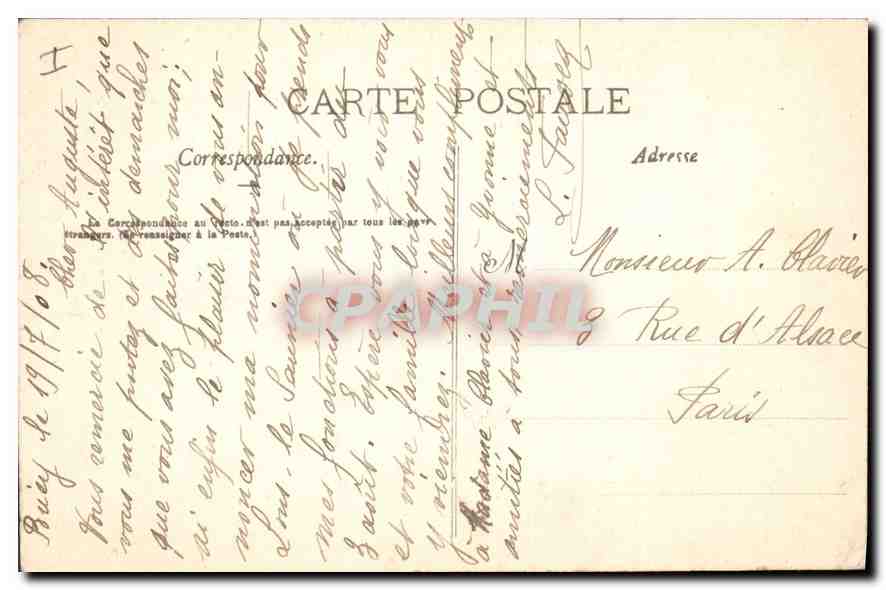 Verdun — Porte et Pont Chaumière — éditeur non visible — Verso