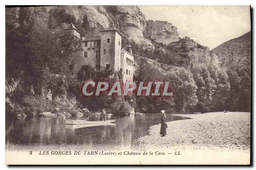 CPA Les Gorges du Tarn Lozere et cheteau de la Caze 