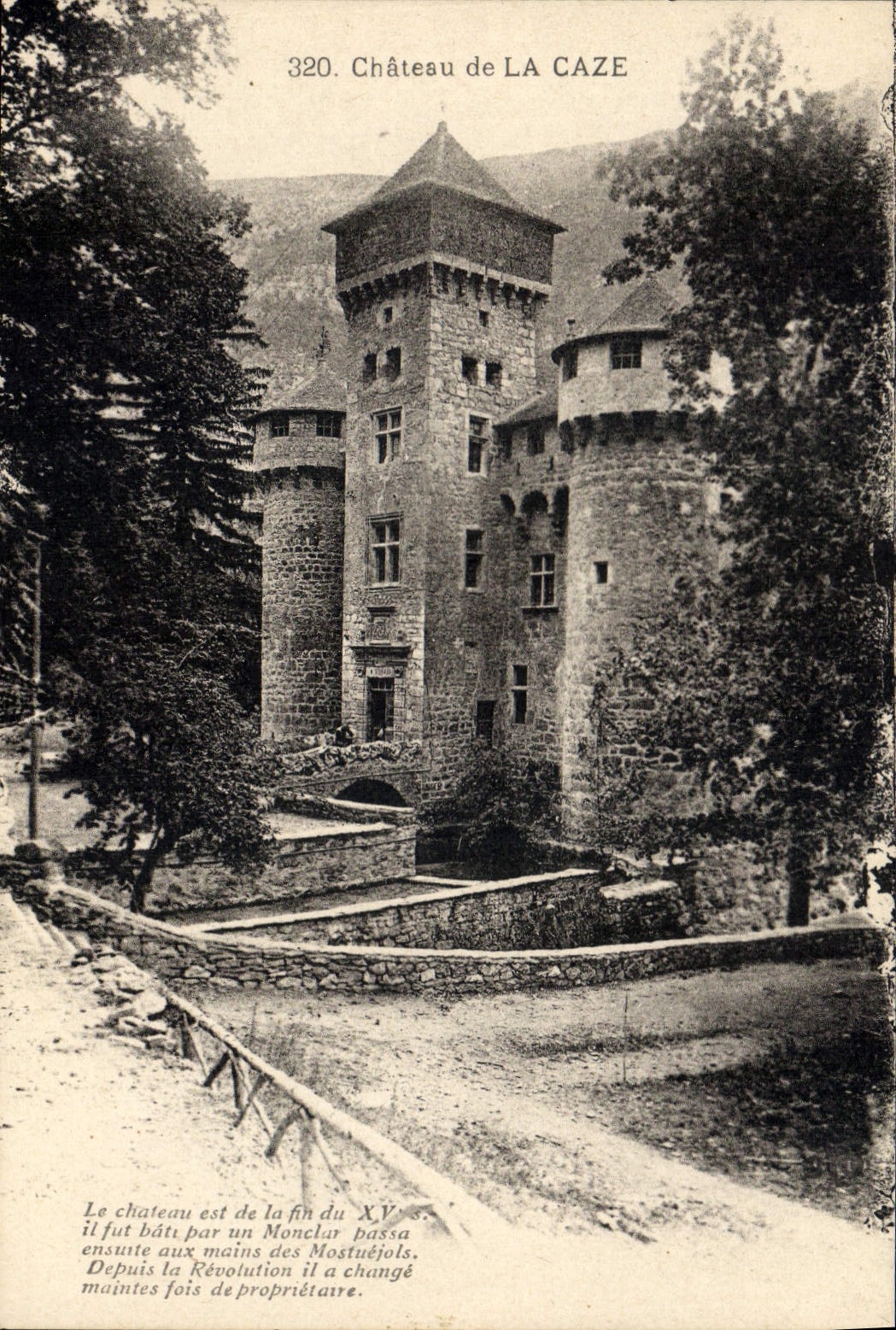 Château de LA CAZE — éditeur inconnu, n° de série 320