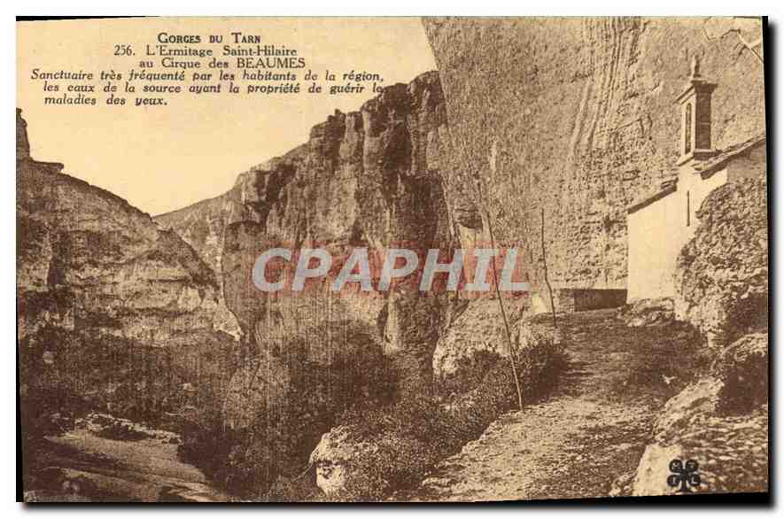 CPA Gorges du Tarn l'Ermitage Saint Hilaire au Cirque des Beaumes 