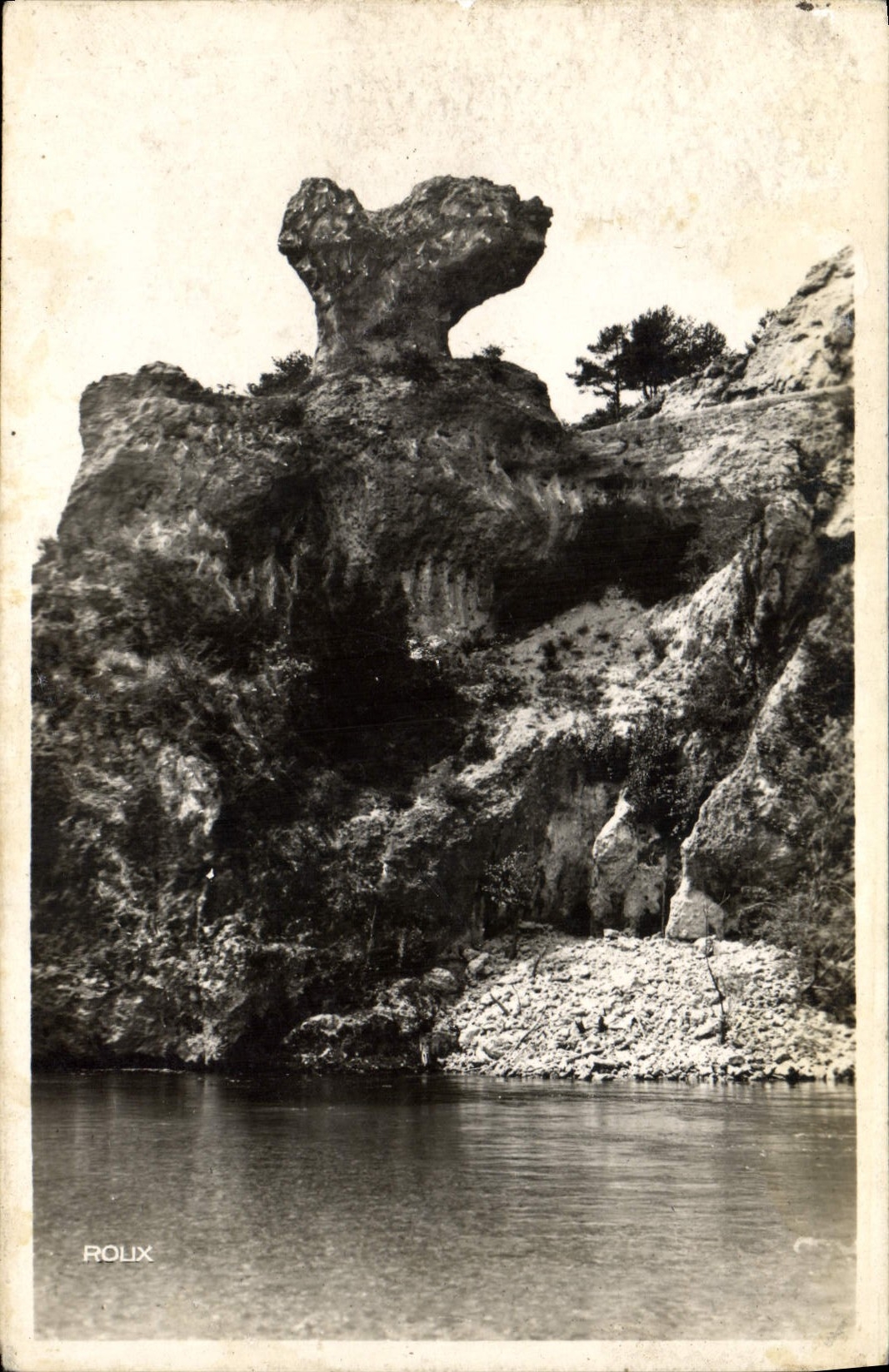 CPA Mende Gorges du Tarn la Roche du Champignon 