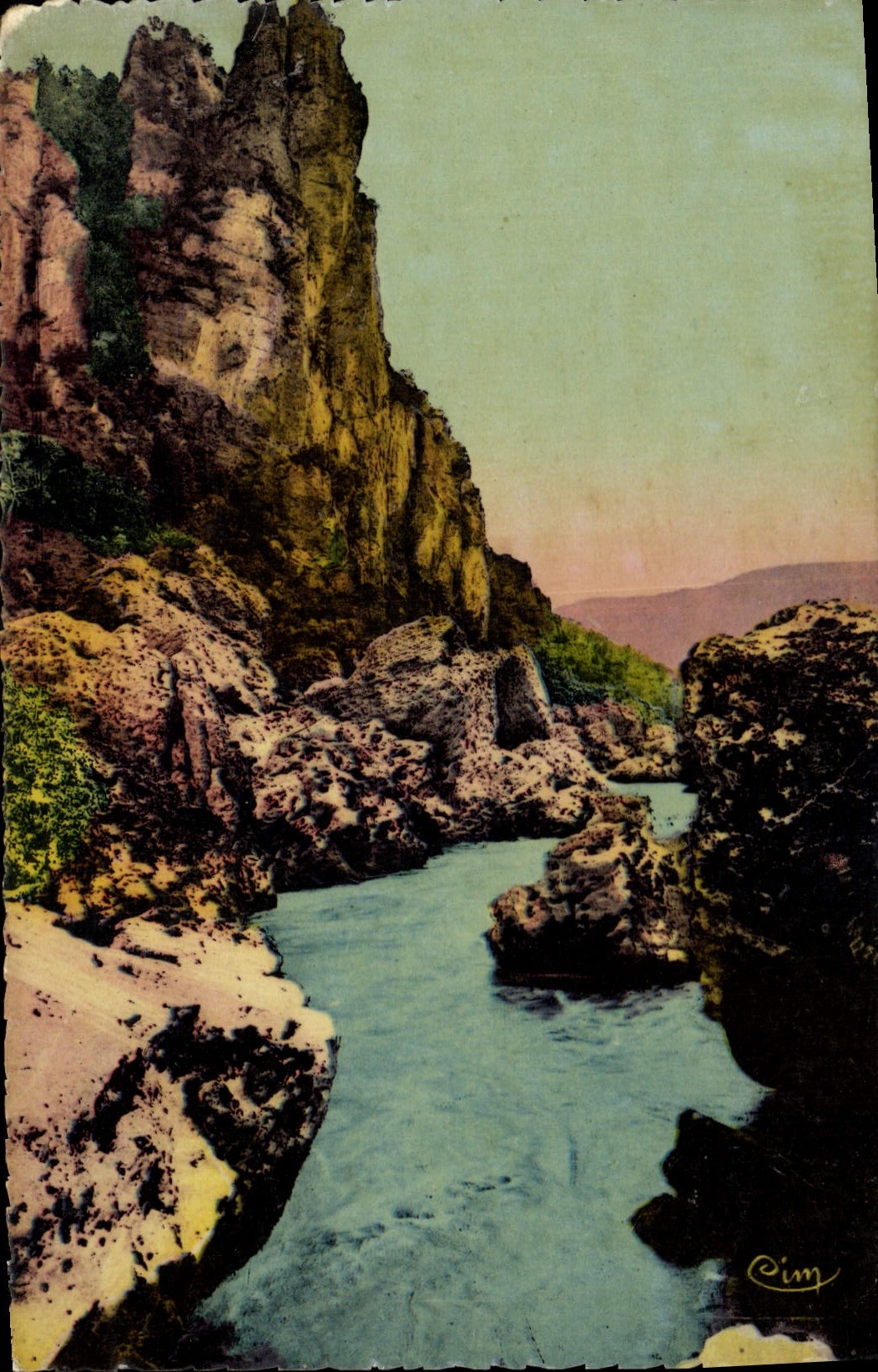 Gorges du Tarn (Lozère) — Le Pas du Souci — Combiér & Bagon
