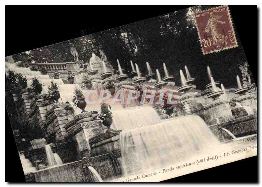 CPA Grande Cascade Partie superieure Cote droit les Grandes 