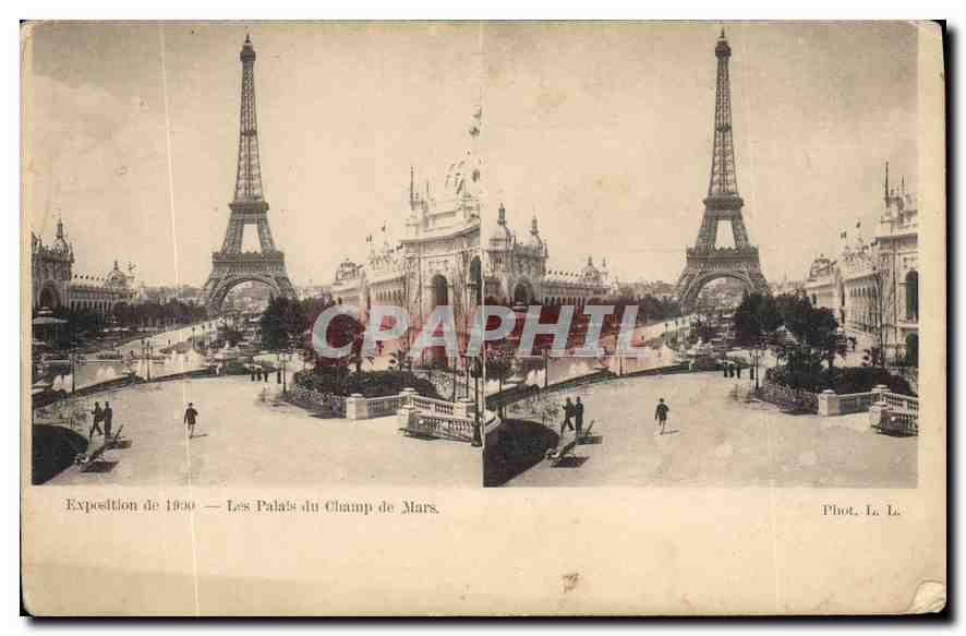 CPA Exposition de 1900 les Palais du Champ de Mars 