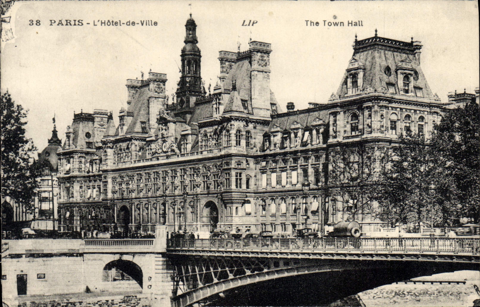 CPA Paris l'Hotel de Ville 