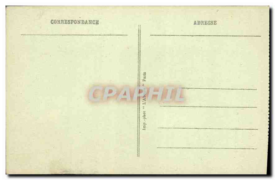 CPA Paris la Colonne Vendome  — Verso