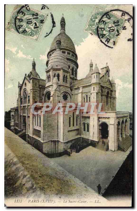 CPA Paris XVIII le Sacre Coeur 