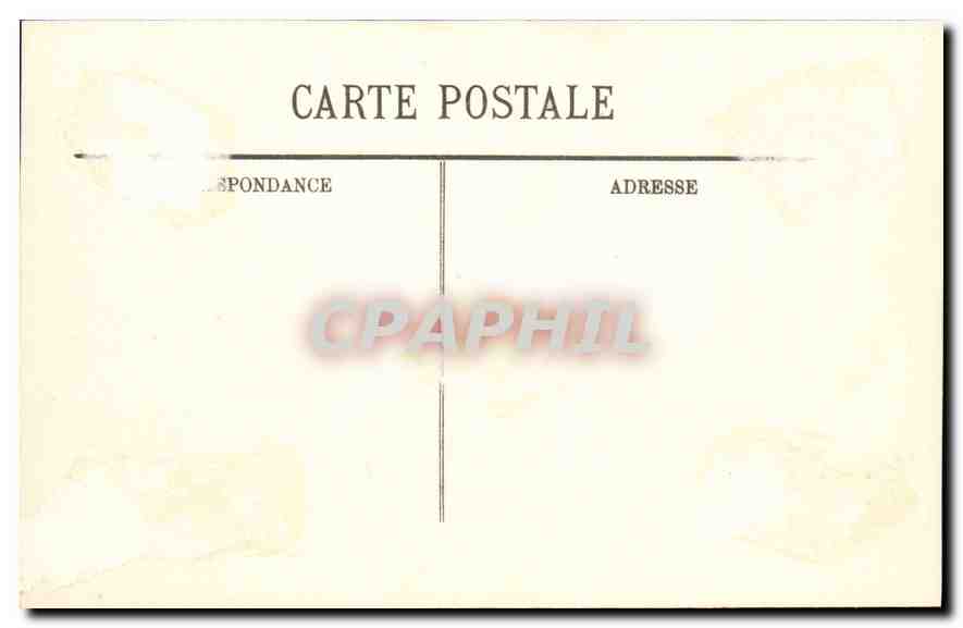 Pau — La Place Royale et la Chaîne des Pyrénées — LL. n°19 — Verso