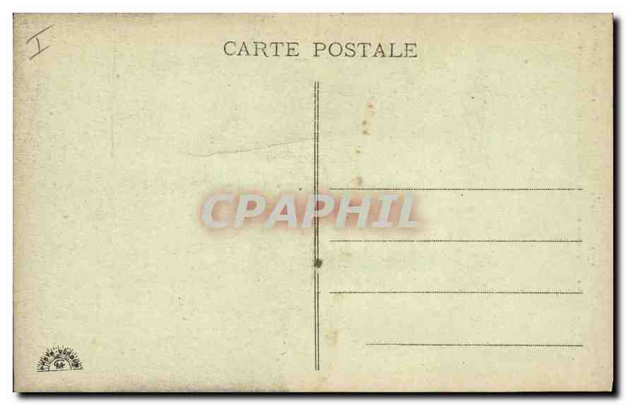 Verdun — Ses Ruines — Entrée de l'Évêché et les Tours de la Cathédrale — Rückseite