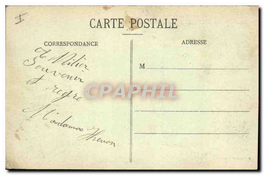 CPA Grand Guerre 1914 15 16 Verdun Meuse Place de la Cathedrale  — Rückseite