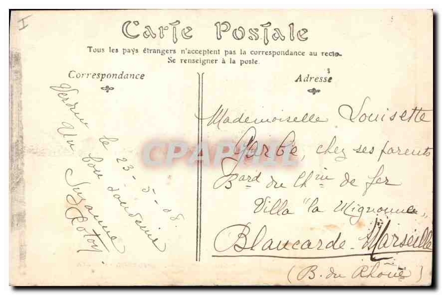 CPA Verdun Grand Seminaire Cour Interieure  — Verso