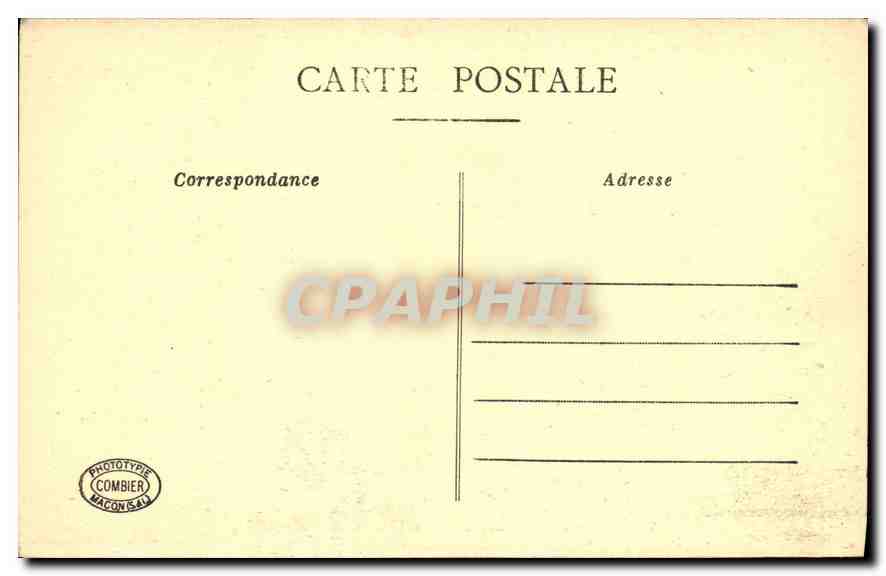 Verdun pendant le bombardement — Hôtel du Coq Hardi — Combier Wagonisau — Rückseite