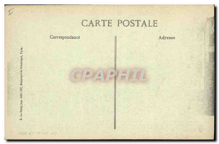 Verdun — Rive gauche de la Meuse, aval du pont Beaurepaire — Viadé, Paris N° 1443 — Rückseite