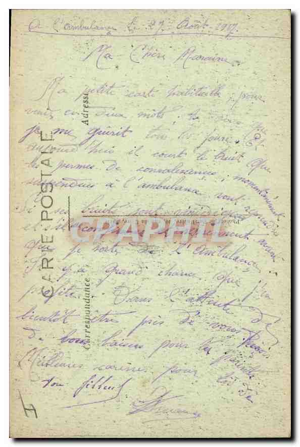 CPA La Grande Guerre 1914 17 Bombardement de Verdun une rue  — Verso