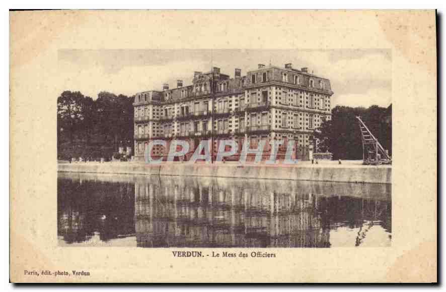 CPA Verdun les Mess des Officiers 