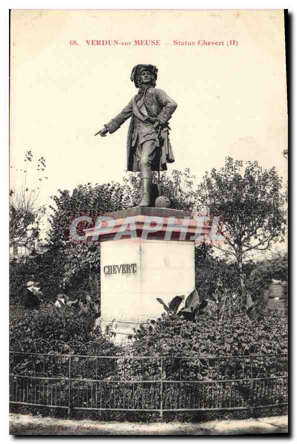 Verdun-sur-Meuse — Statue Chevert (II) — Chevert (II)
