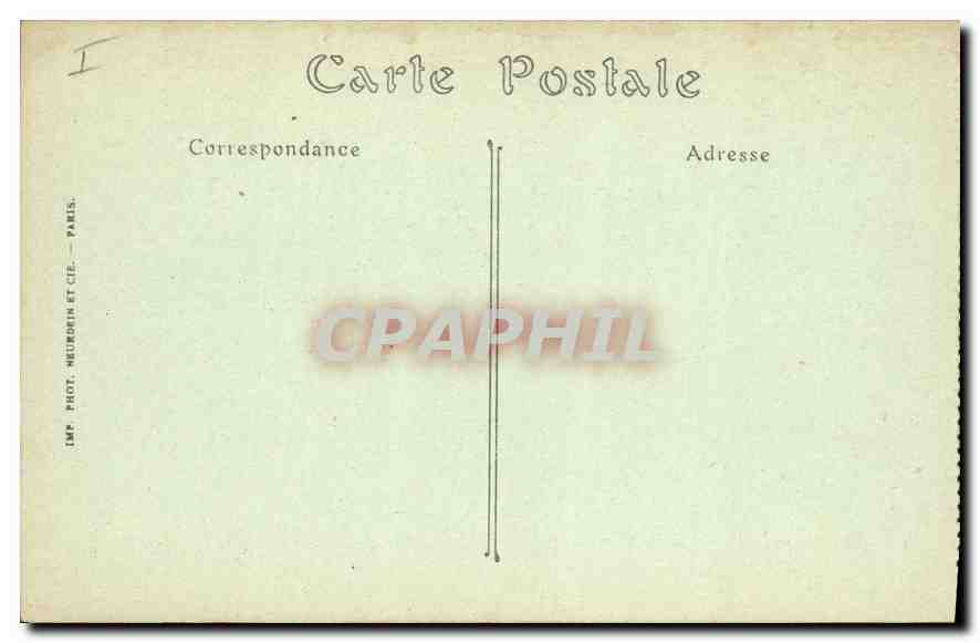 Verdun — Vue générale prise de l'Archevêché — Campagne de 1914-1917 — Reverso