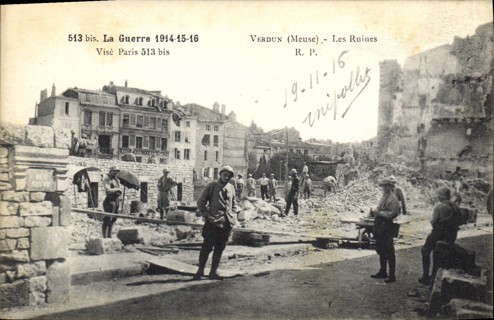 Verdun (Meuse) — Les Ruines — Visé Paris 513 bis