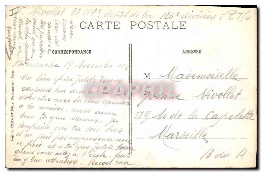 Verdun (Meuse) — Les Ruines — Visé Paris 513 bis — Reverso