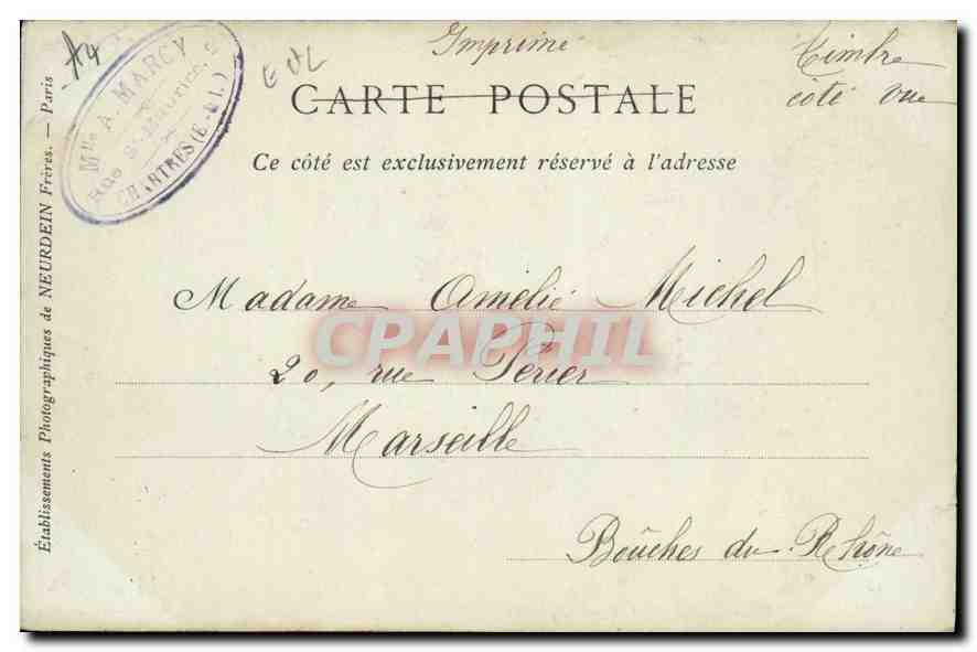 CPA Chartres vue prise du Pont Neuf Lavoir — Rückseite