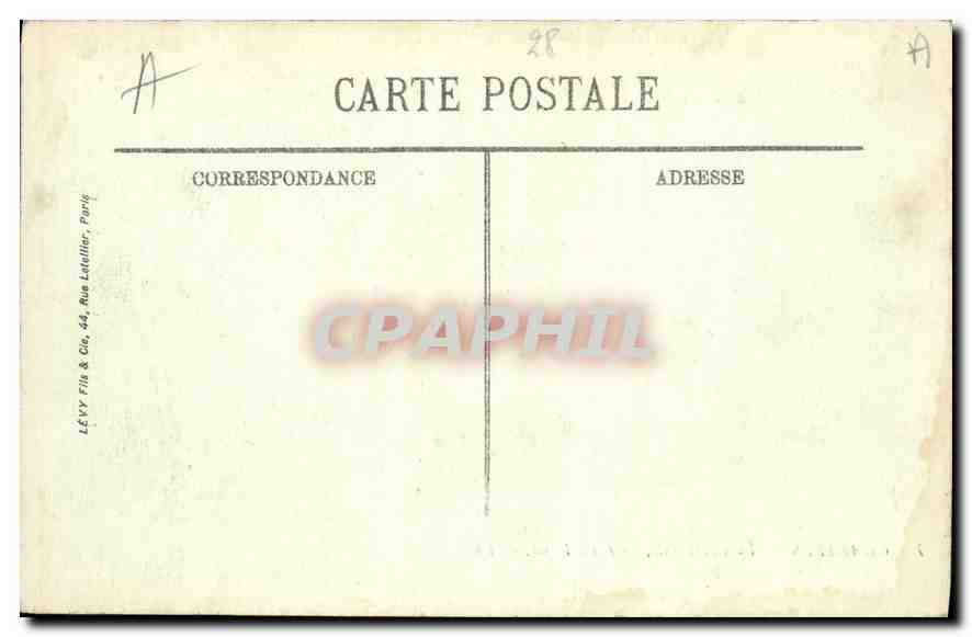 CPA Chartres la Cathedrale portail Sud  — Rückseite