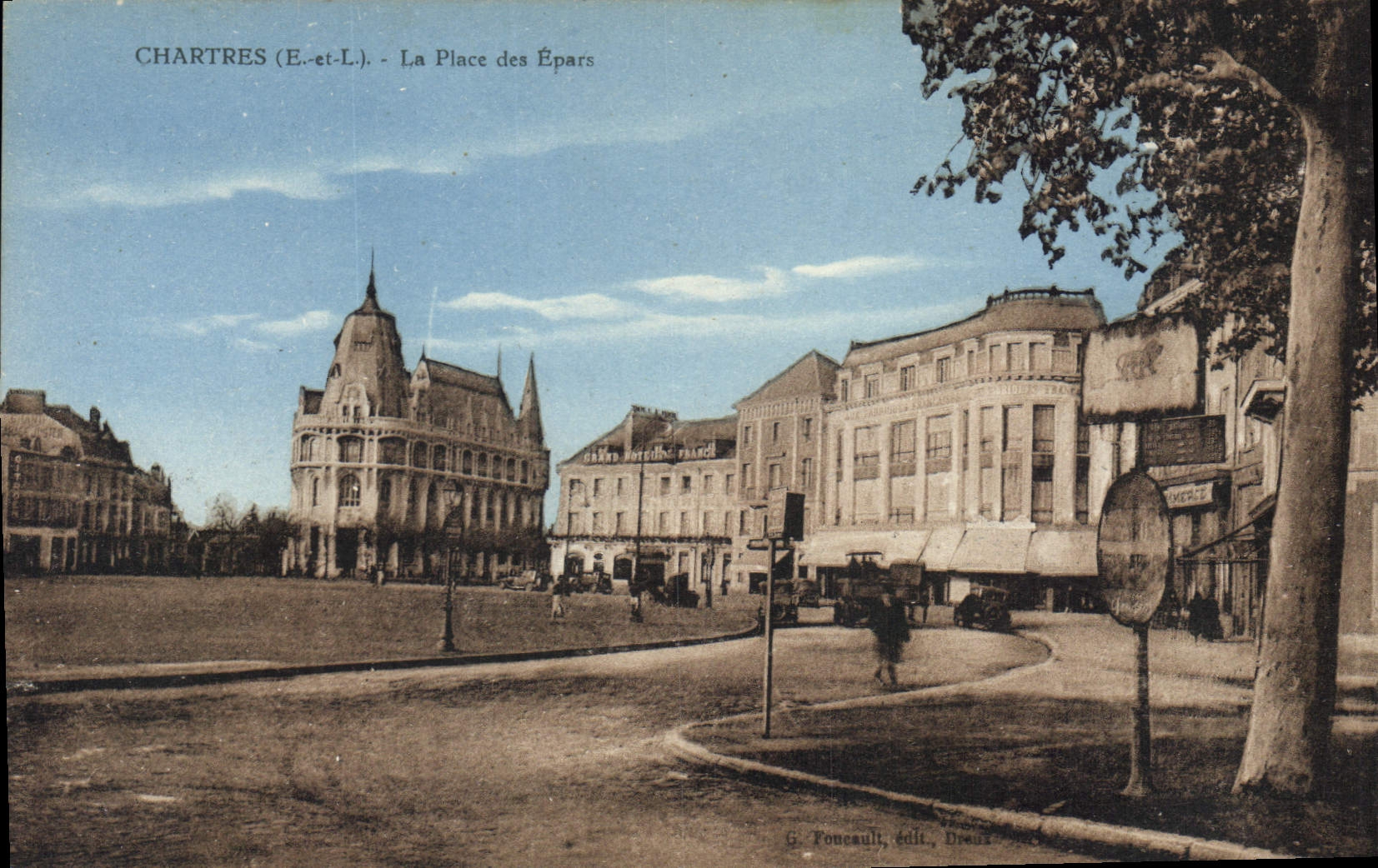 Chartres (E.-et-L.) - La Place des Épars — G. Fonceault, éditeur, Dreux