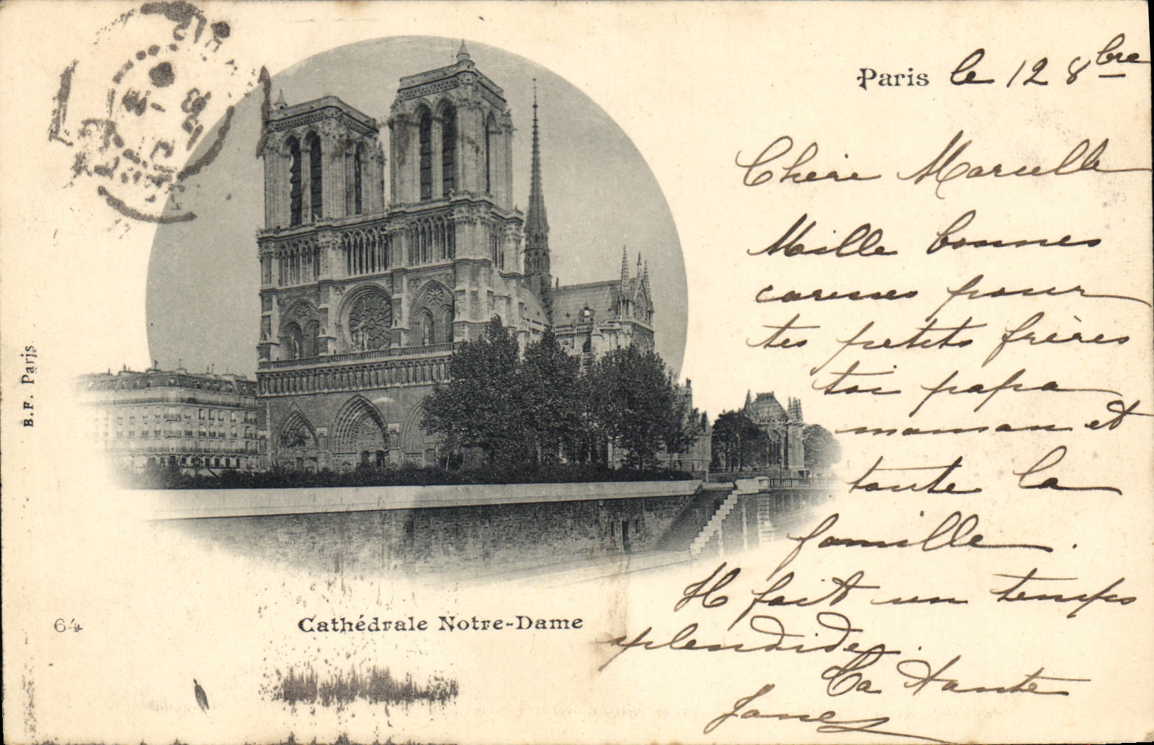 Cathédrale Notre-Dame — Paris — B.P. Paris 64