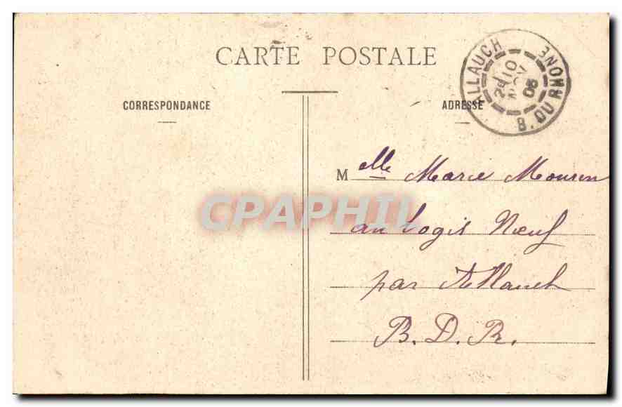 CPA Paris Bois de Boulogne la Passerelle  — Verso