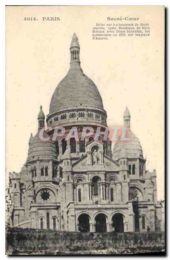 CPA Paris Sacre Coeur 