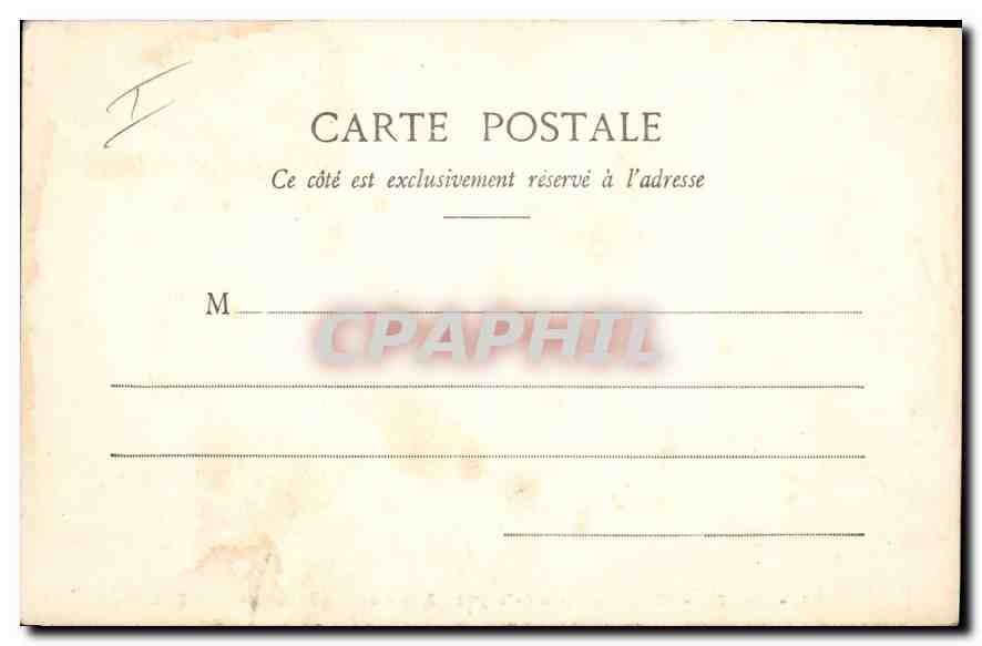 CPA Paris Place du Palais Royal les Grands Magasins du Louvre  — Rückseite