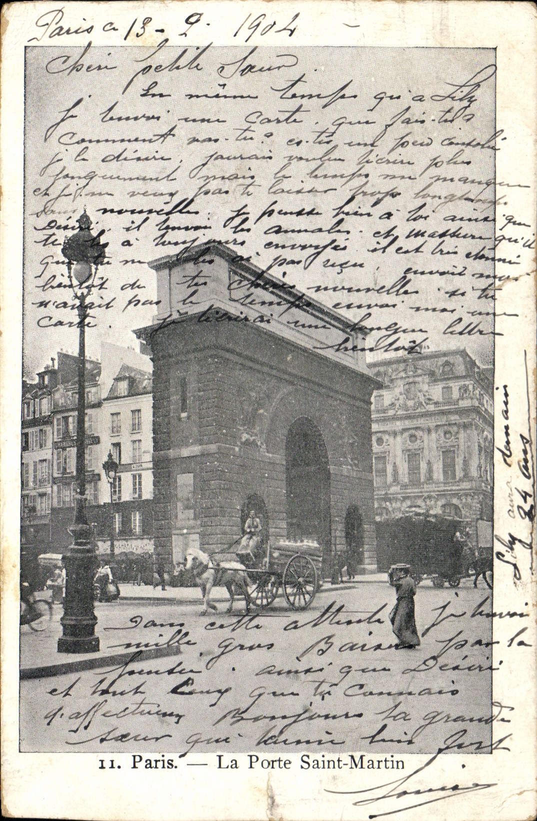 CPA Paris la Porte Saint Martin 
