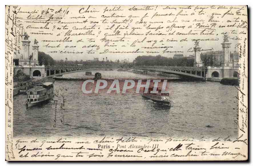 CPA Paris Pont Alexandre III 
