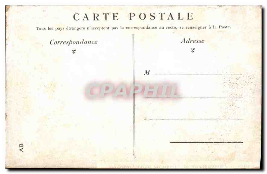 CPA Paris Panoma de la Montagne Sainte Genevieve  — Rückseite