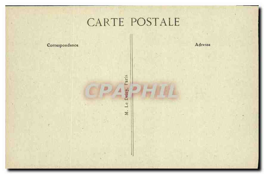 CPA Saint Severin Paris la Grande Nef  — Rückseite
