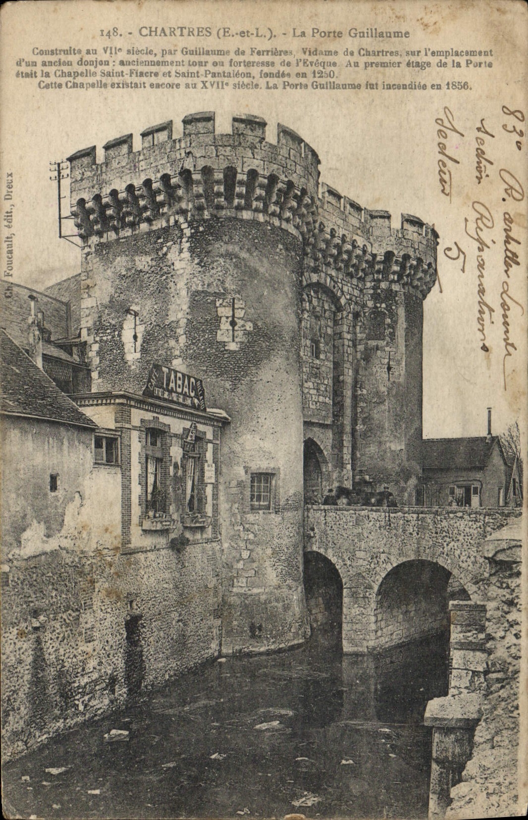 Chartres (E.-et-L.) — La Porte Guillaume — G. Foucault, édit. Drex