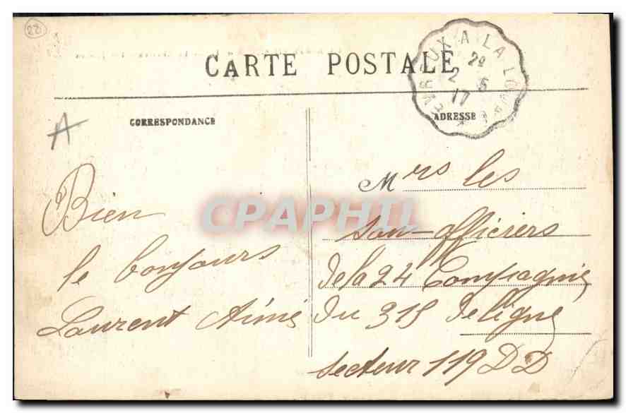 CPA La Ferte Vidame E et L le Chateau les Jardins  — Rückseite
