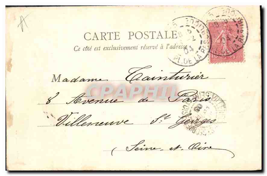 Maintenon — Le Château, façade septentrionale — Éditeur : Paris, 1904, n° 2 — Reverso