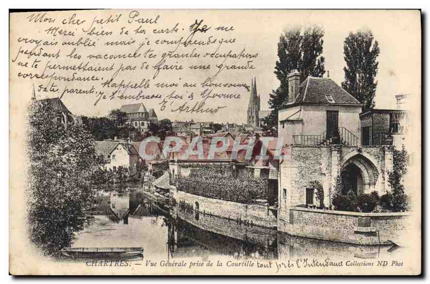 Chartres — Vue Générale prise de la Courtille tout près d'Intendaut Collections ND Phot