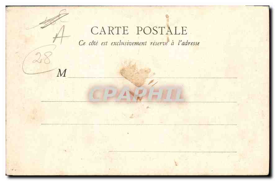 CPA Chartres la Promenade des Charbonniers  — Rückseite