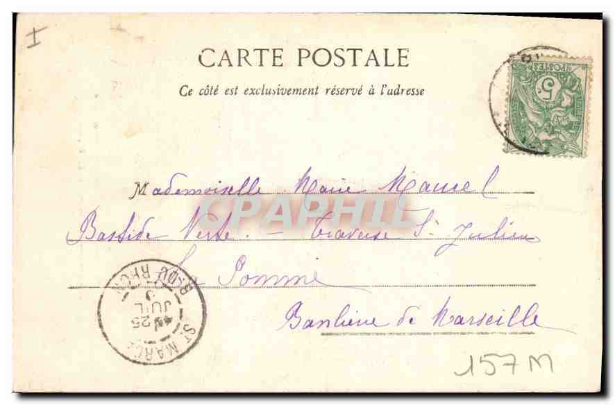 CPA Dijon Ancien Hotel du Commendant minitaire de la province de Bourgogne  — Rückseite