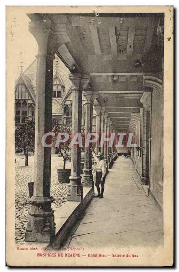 CPA Hospices de Beaune Hotel Dieu Galerie du bas 