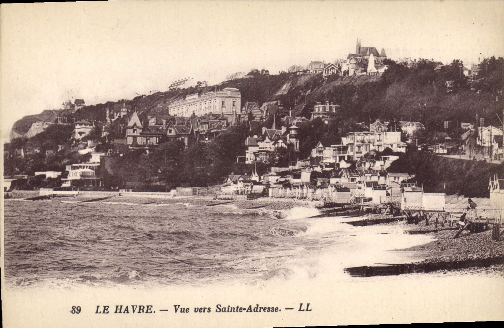 CPA Le Havre Vue vers Sainte Adresse 