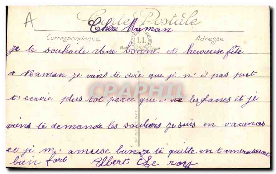 CPA Le Havre Notre Dame et la Rue de Paris  — Rückseite