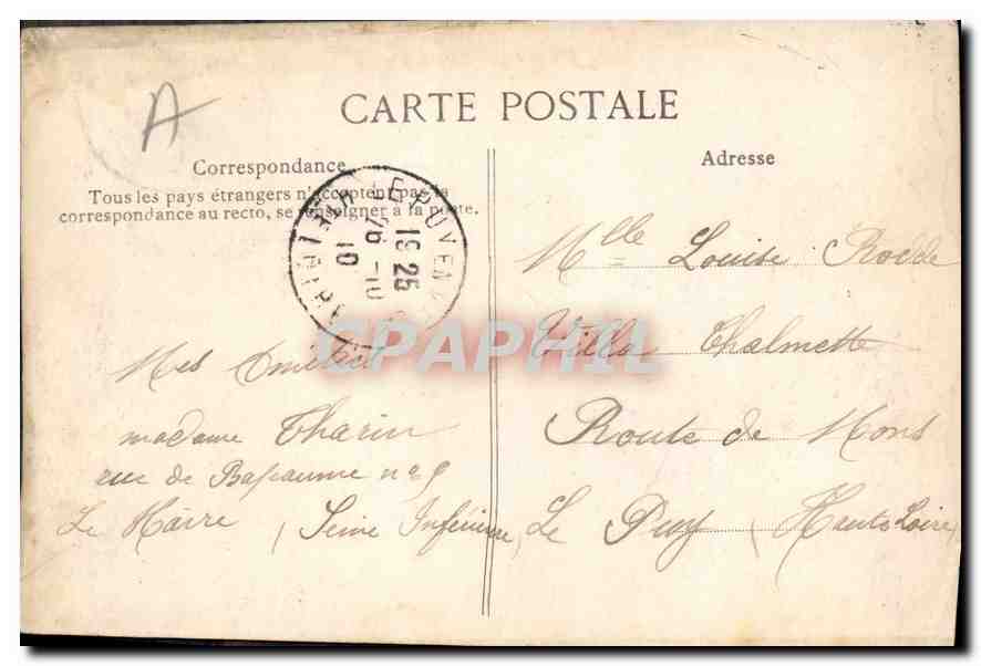 CPA Le Havre Quai d'Orleans et Bassin du Commerce  — Rückseite