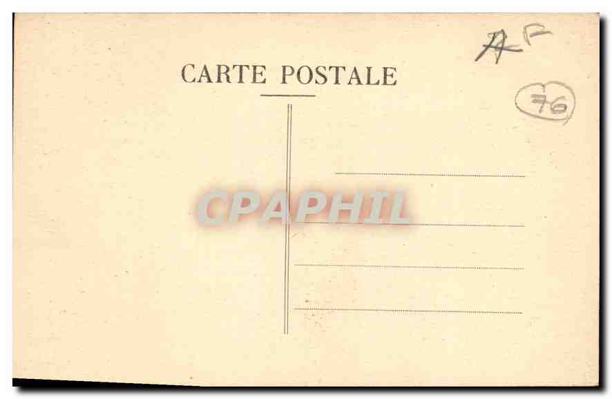 CPA La Benedictine a Fecamp Musee Salle Gothique  — Rückseite