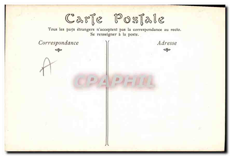 CPA Fecamp L'Eglise de la Trinite  — Rückseite