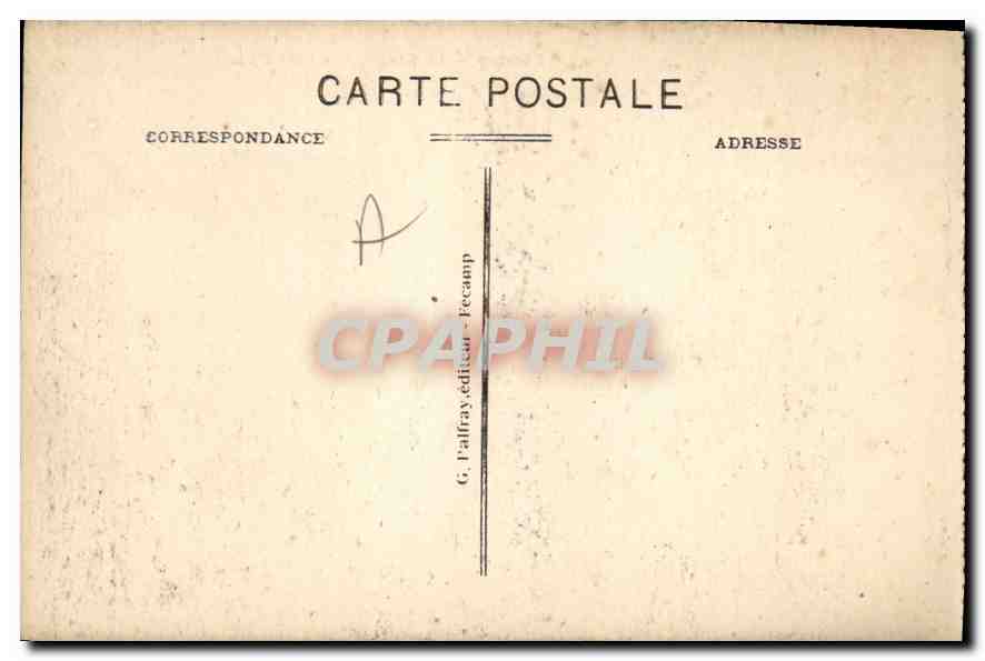 CPA Fecamp La Benedictine cote Ouest  — Rückseite